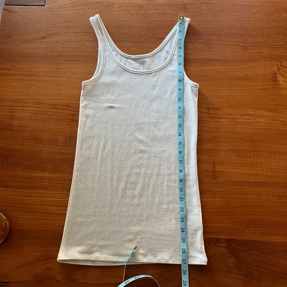 Merona Stretch Silver Tank - Size Medium - Picture 6 of 6